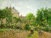 Camille Pissaro The Artist's Garden at Eragny oil painting